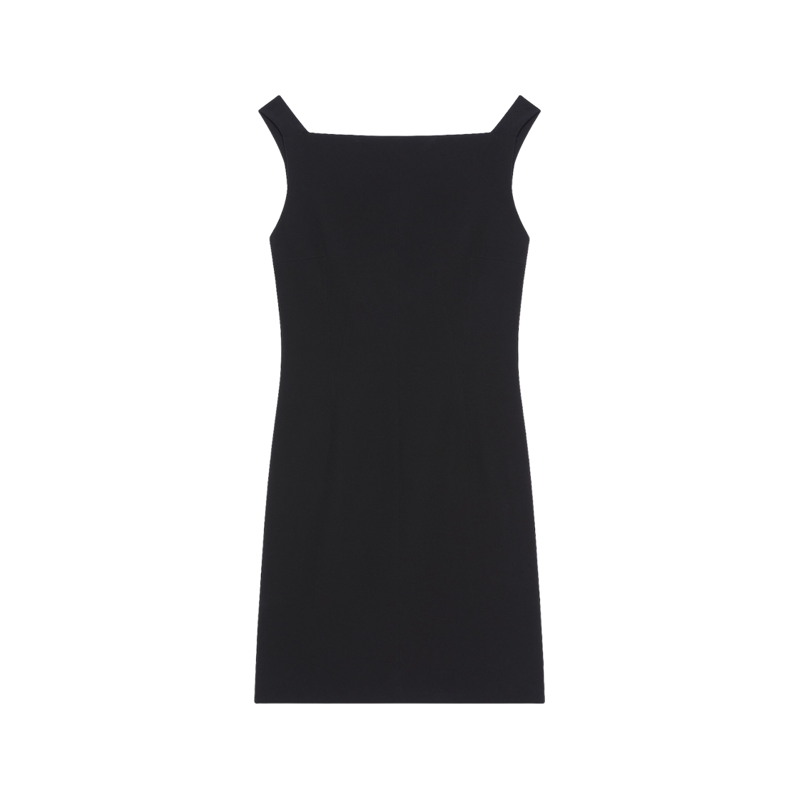 (W) 지방시 크레이프 사틴 드레스 블랙((W) Givench Dress in Crepe Satin Black)