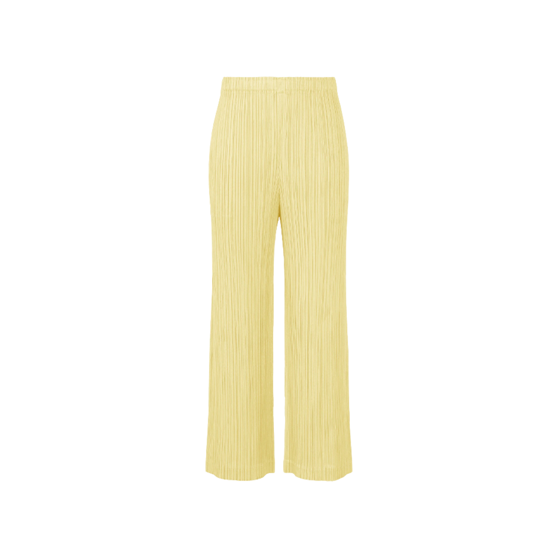 JF383-04 (W) Pleats Please Issey Miyake Thicker Bottoms 2 Trousers Cream