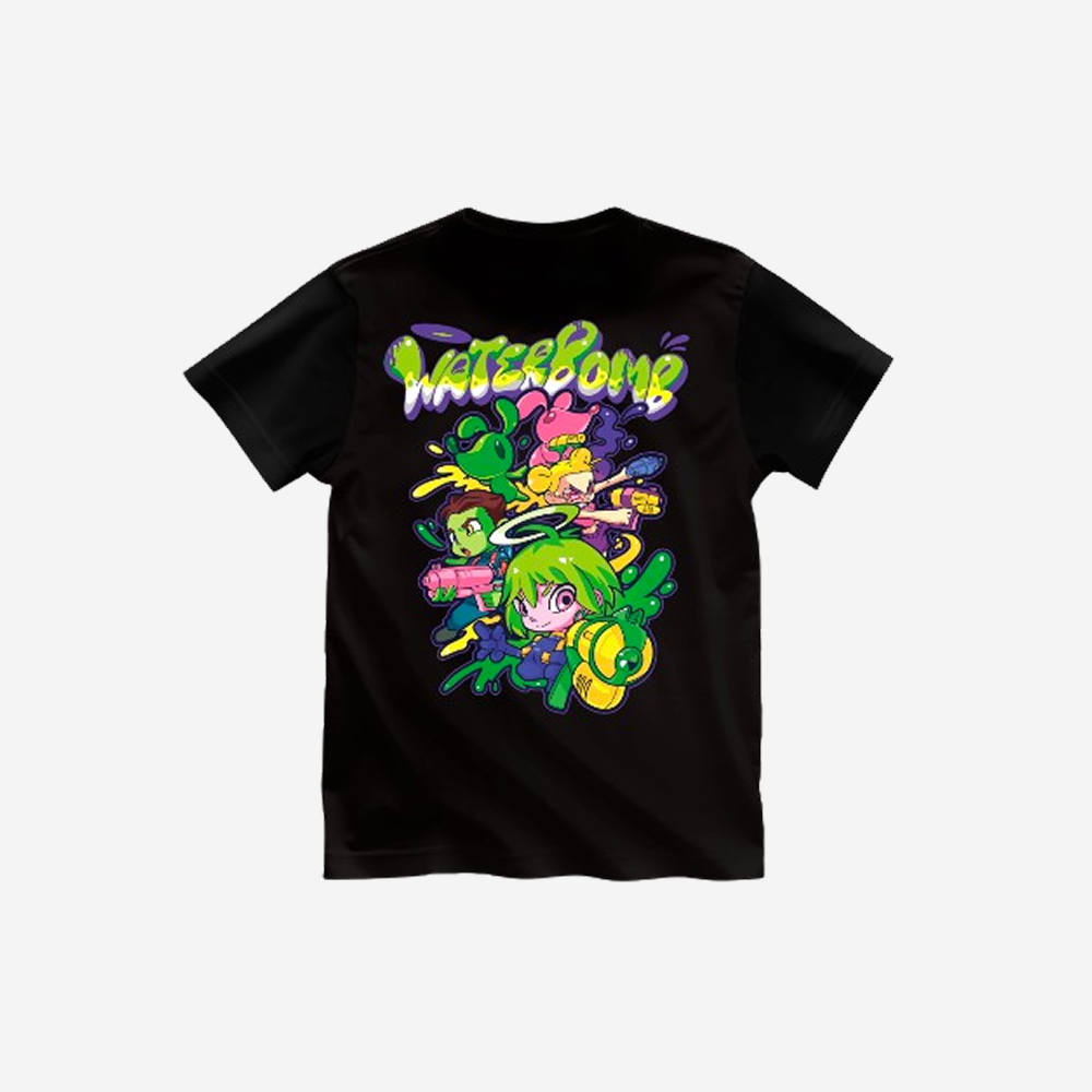 워터밤 배틀 티셔츠(블랙)(WATERBOMB BATTLE T-SHIRT(Black))