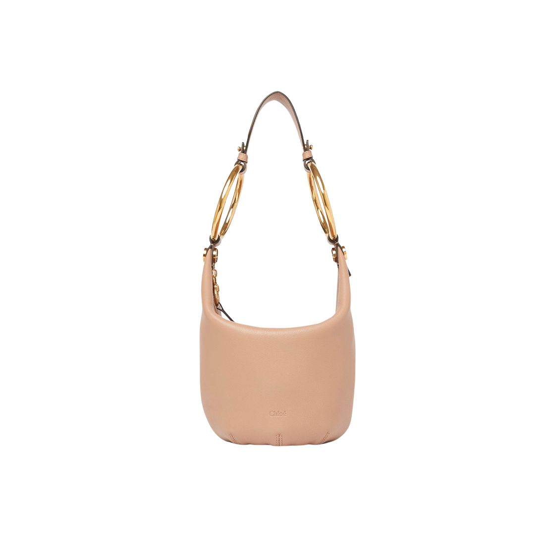 끌로에 그레인드 레더 스몰 브레이슬릿 호보백 우드로즈(Chloe Small Bracelet Hobo Bag in Grained Leather Woodrose) - 1