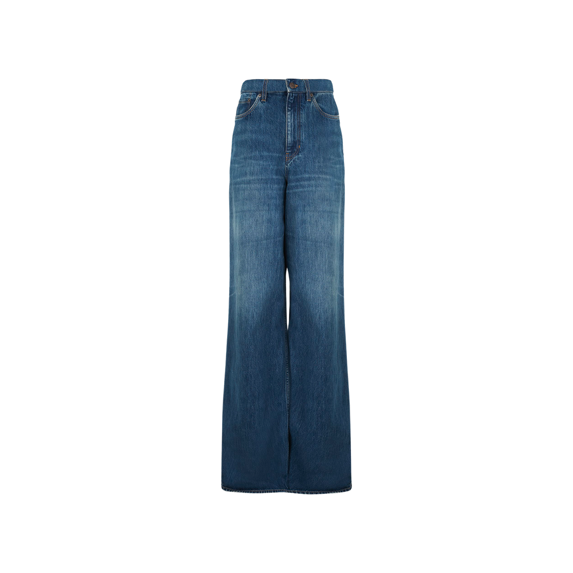 (W) 끌로에 데님 와이드 레그 진 나이트 블루((W) Chloe Denim Wide Leg Jeans Night Blue)