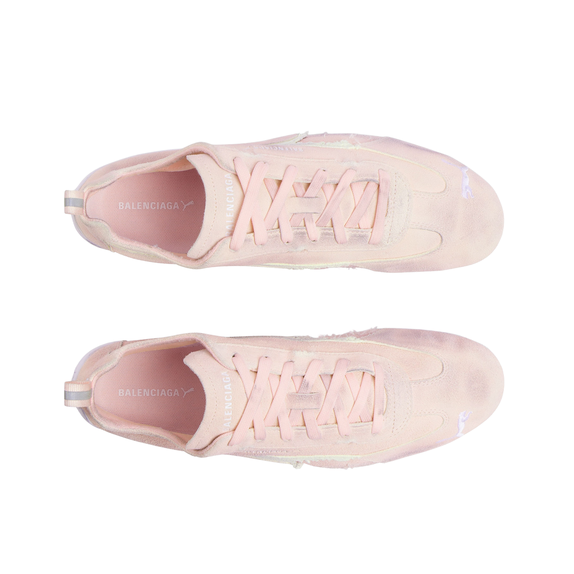 발렌시아가 x 푸마 스피드캣 스웨이드 핑크 화이트(Balenciaga x Puma Speedcat Suede Pink White) - 2