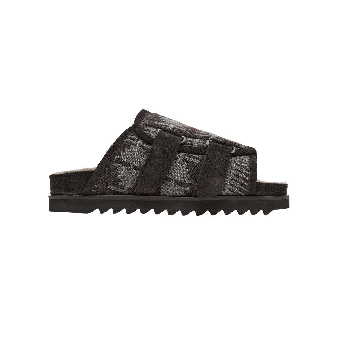 PG5TSO0801B0 [프리오더] Polyteru 1011 Ethnic Jumbo Slippers Brown