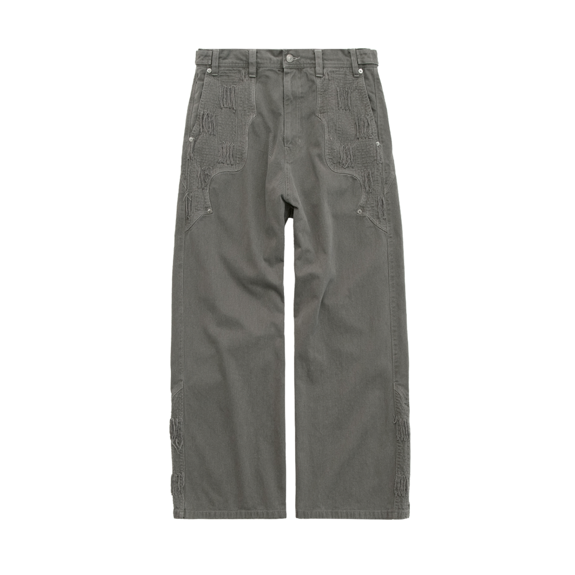 PG5OPT0302A4 Polyteru 1011 Western Boro Pants Gray