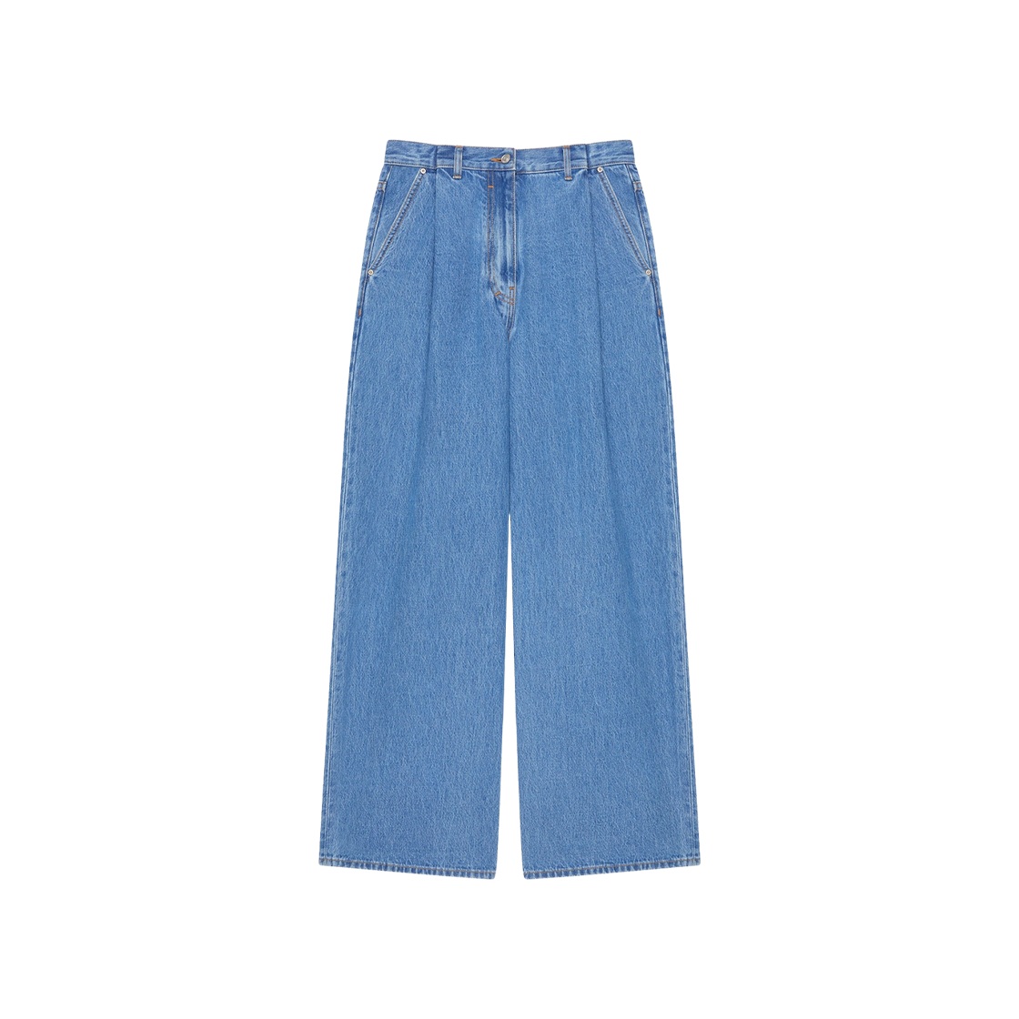 (W) 지방시 오버사이즈 데님 진 딥 블루((W) Givench Oversized Jeans in Denim Deep Blue)