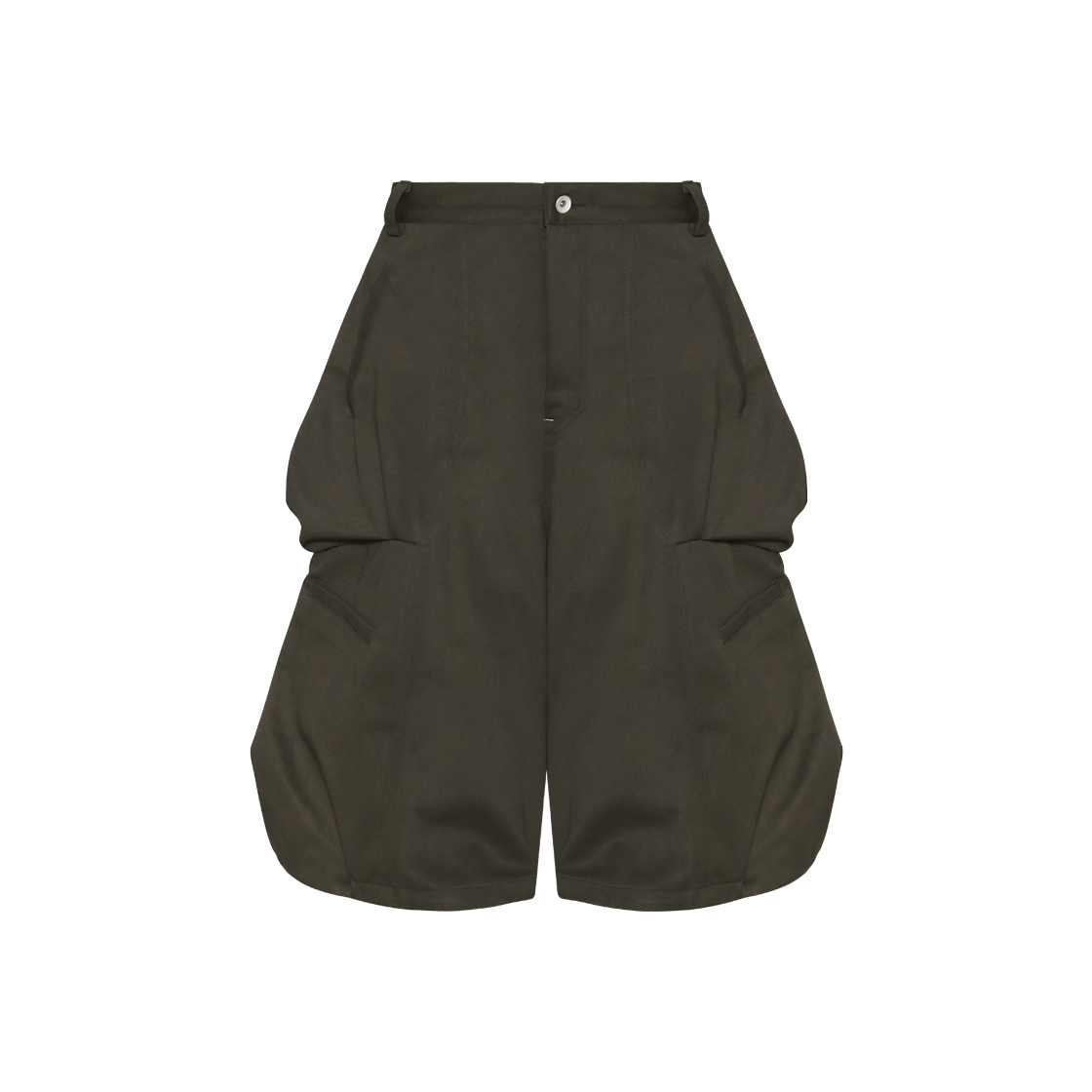 카미엔 고구마 버뮤다 팬츠 올리브 브라운(Kamien Goguma Bermuda Pants Olive Brown)