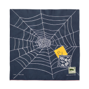 Kapital Fastcolor Selvedge Bandana Spider Peckish Rainbowy Navy