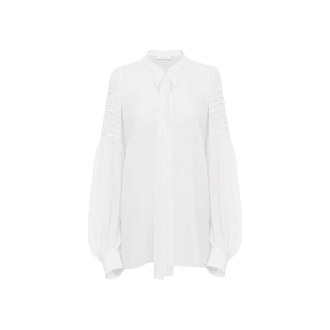 CHC24SHT08060101 (W) Chloe Sheer Blouse White