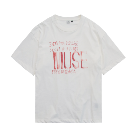 PG5OTS2001EU Polyteru 1011 Marka Muse 1/2 Tee Used White