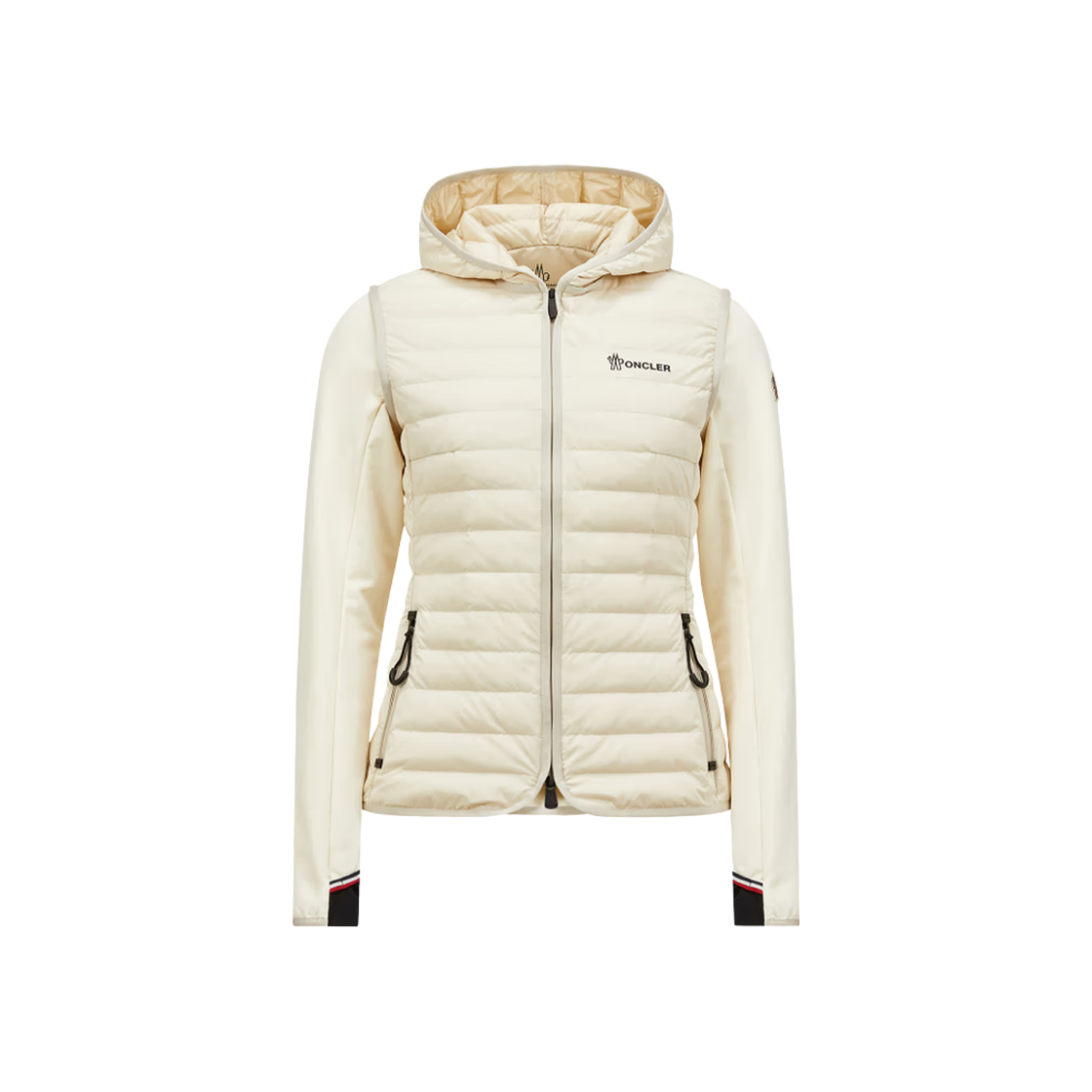 25SS MONCLER Ige ホワイトアイボリー W) 몽클레르 이게 후드 쇼트 다운 자켓 화이트 아이보리 - 25SS