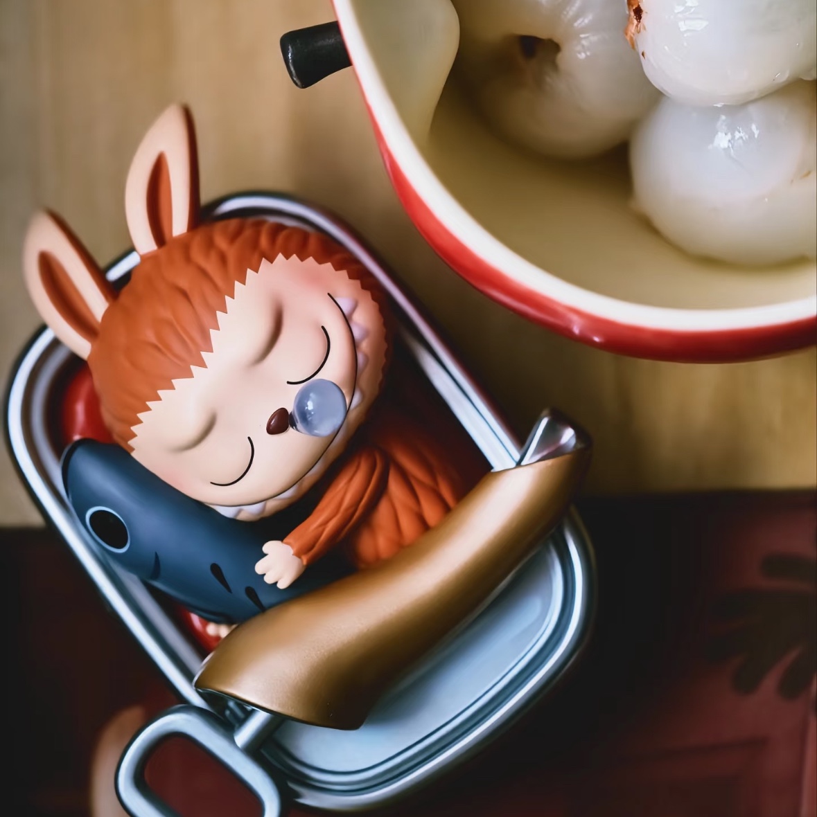 Pop Mart Labubu The Monsters Wacky Mart Series Figures Canned Sardines (Opened Case) 착용 스타일 - 1