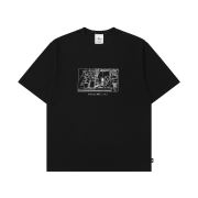 IAB Studio x Lost in Starlight Storyboard T-Shirt Black White
