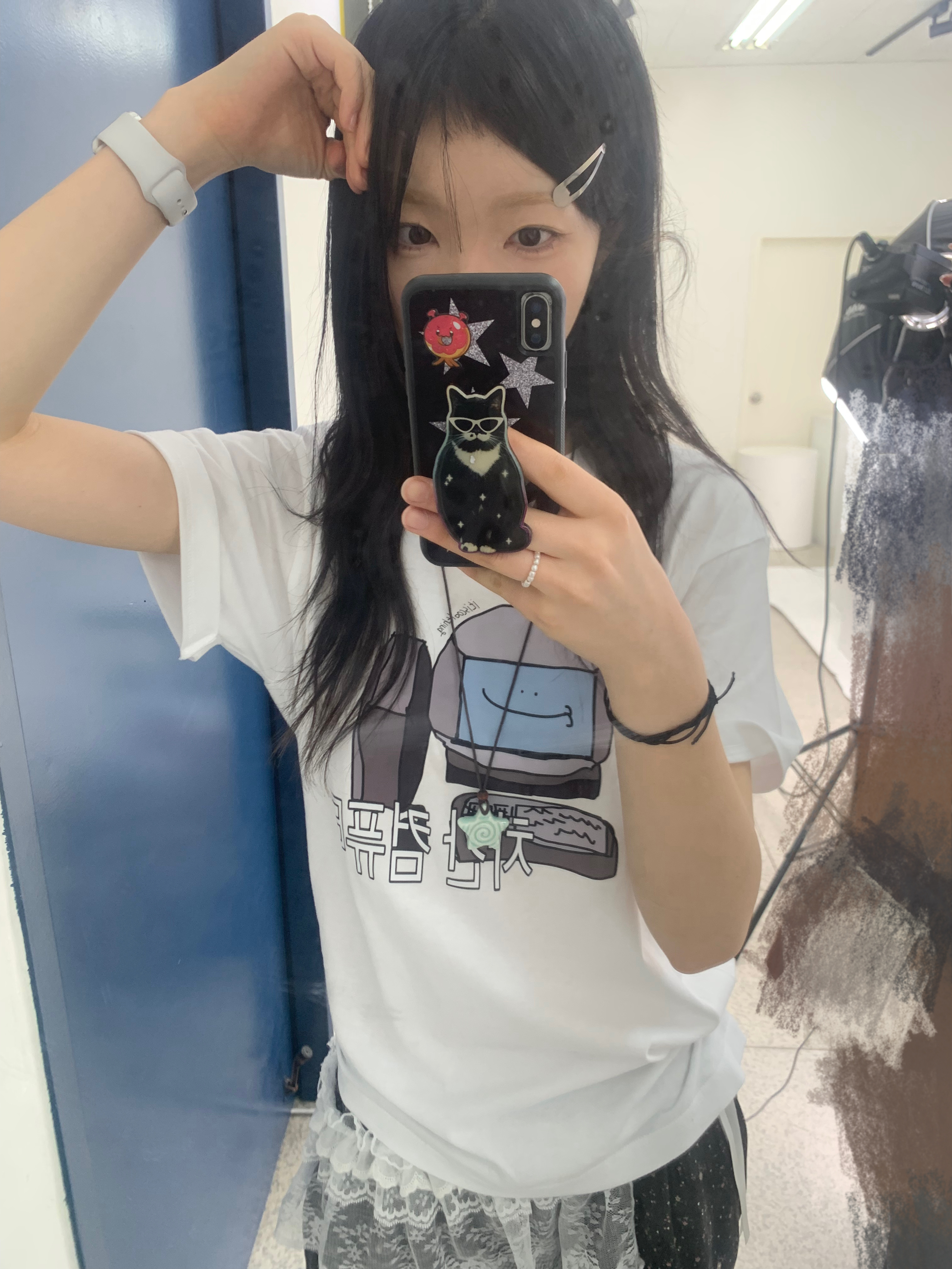 itiscoolthing Good Computer, Bad Computer T-Shirts White 착용 스타일 - 2