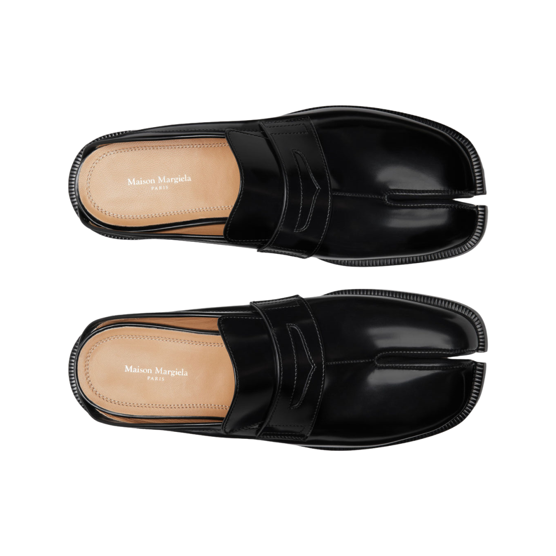 (W) 메종 마르지엘라 타비 시티 로퍼 뮬 우드((W) Maison Margiela Tabi City Loafer Mule Wood) - 2