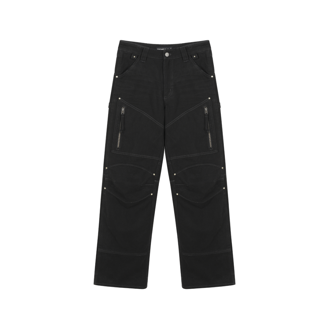 VAV252PT002 Vacant Archive Paul Biker Work-Pants Black