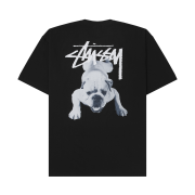 Stussy Stock Dog T-Shirt Black