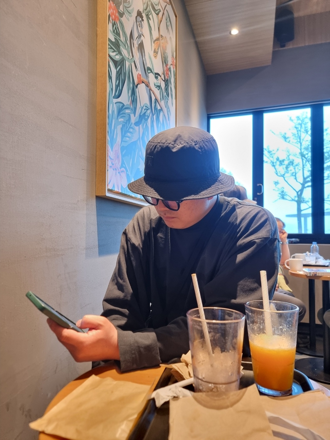 Jordan Jumpman Washed Bucket Hat Black, Hangle EPI Black 2 Size 착용 스타일