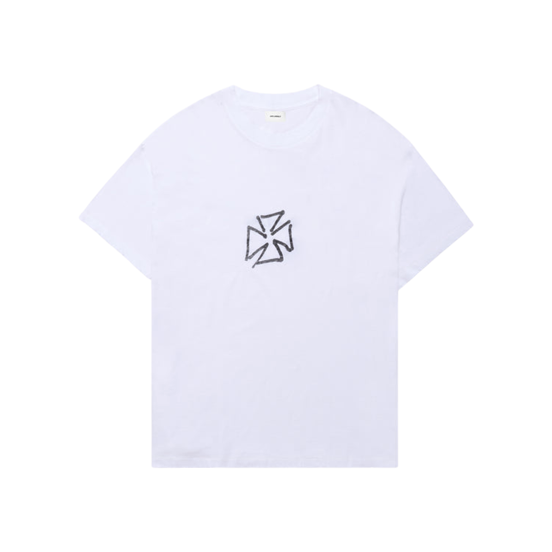애스크유어셀프 크레도 서머 티셔츠 워시드 화이트(Askyurself Credo Summer T-Shirt Washed White)