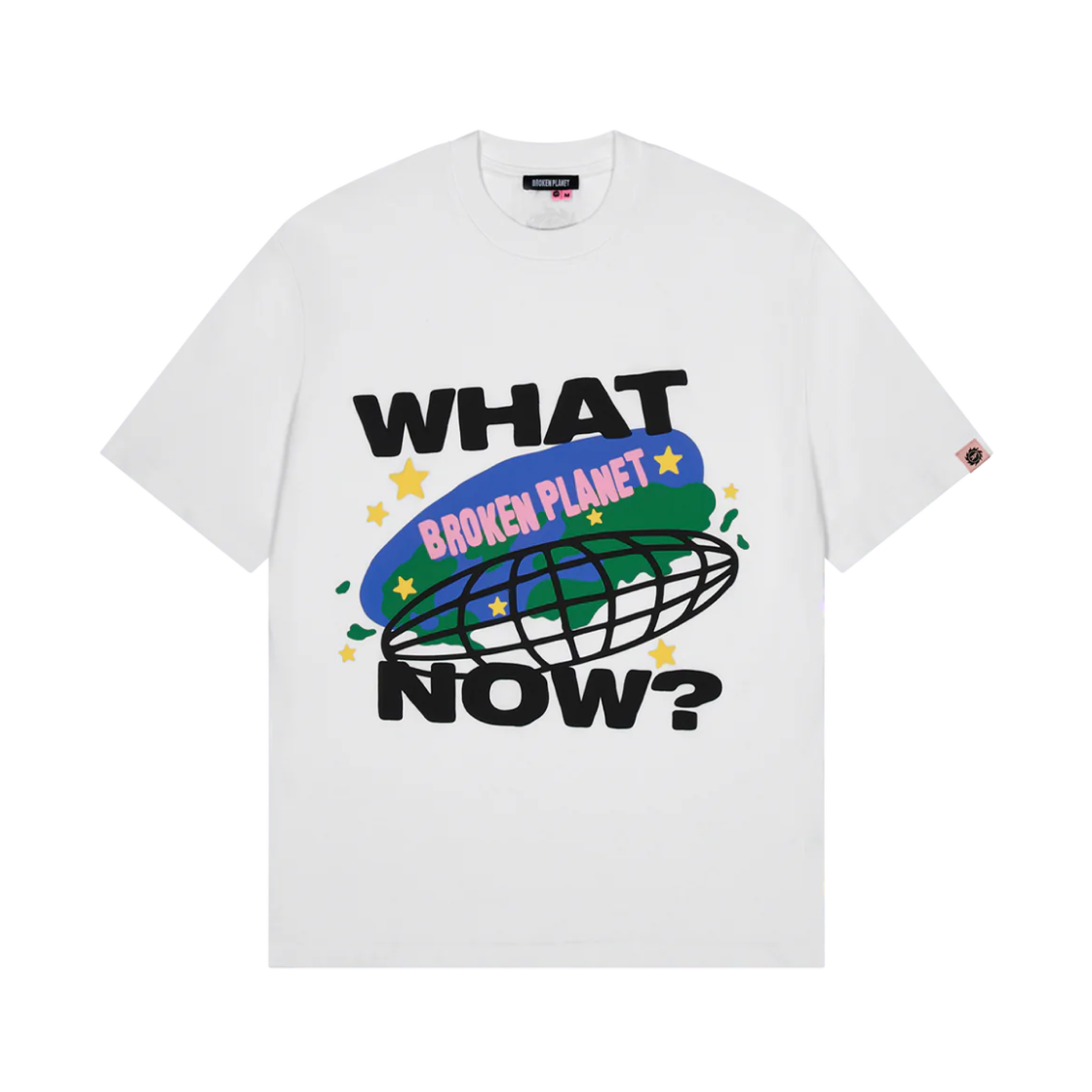브로큰 플래닛 왓 나우 티셔츠 스노우 화이트(Broken Planet What Now T-Shirt Snow White) - 1