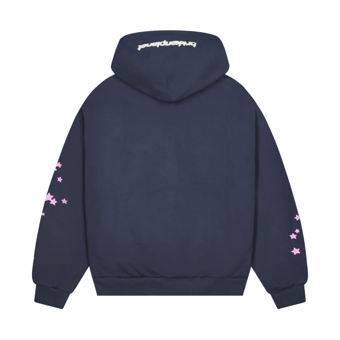 브로큰 플래닛 올 더 스타 후드 딥 네이비 핑크(Broken Planet All The Stars Hoodie Deep Navy Pink) - 2