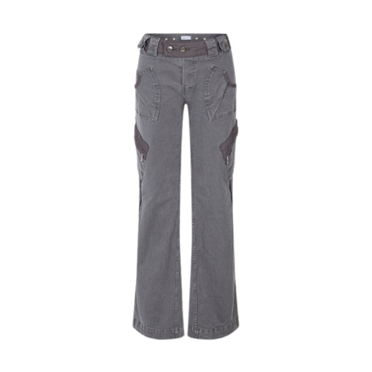 ☆Pleasenofollow☆ Camilla Side Pocket Pants Black PNBEPT00 Boke Flower 2.0' cargo pants in technical cotton | Women's