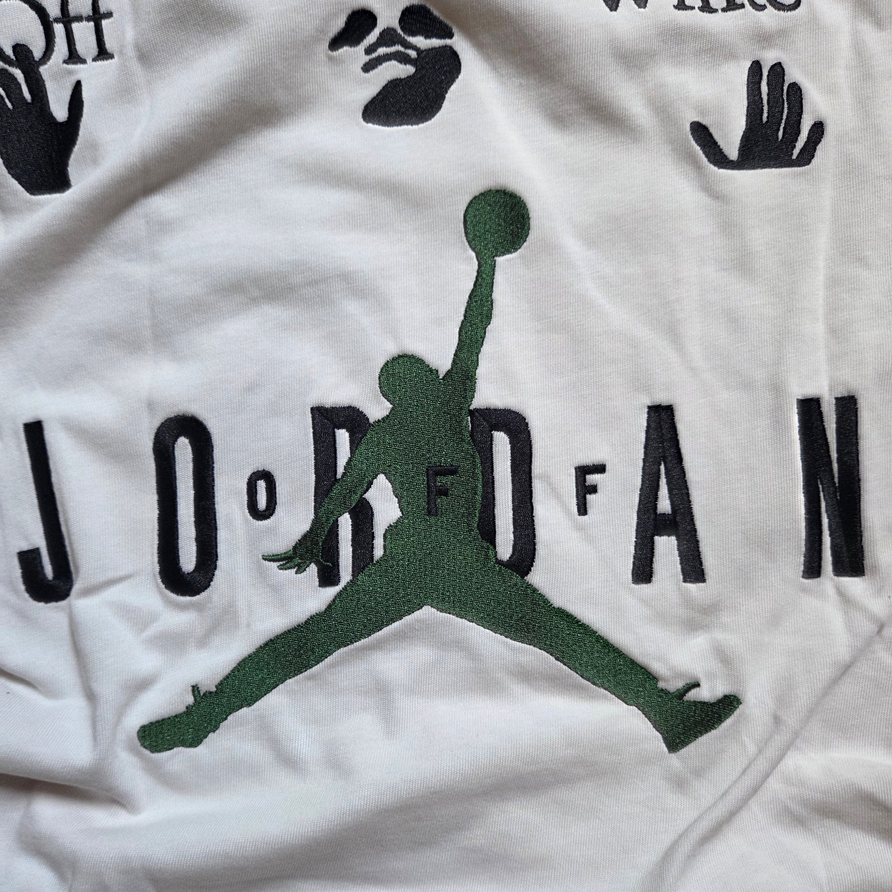 Jordan x Off-White S/S T-Shirt Phantom - Asia 착용 스타일 - 1