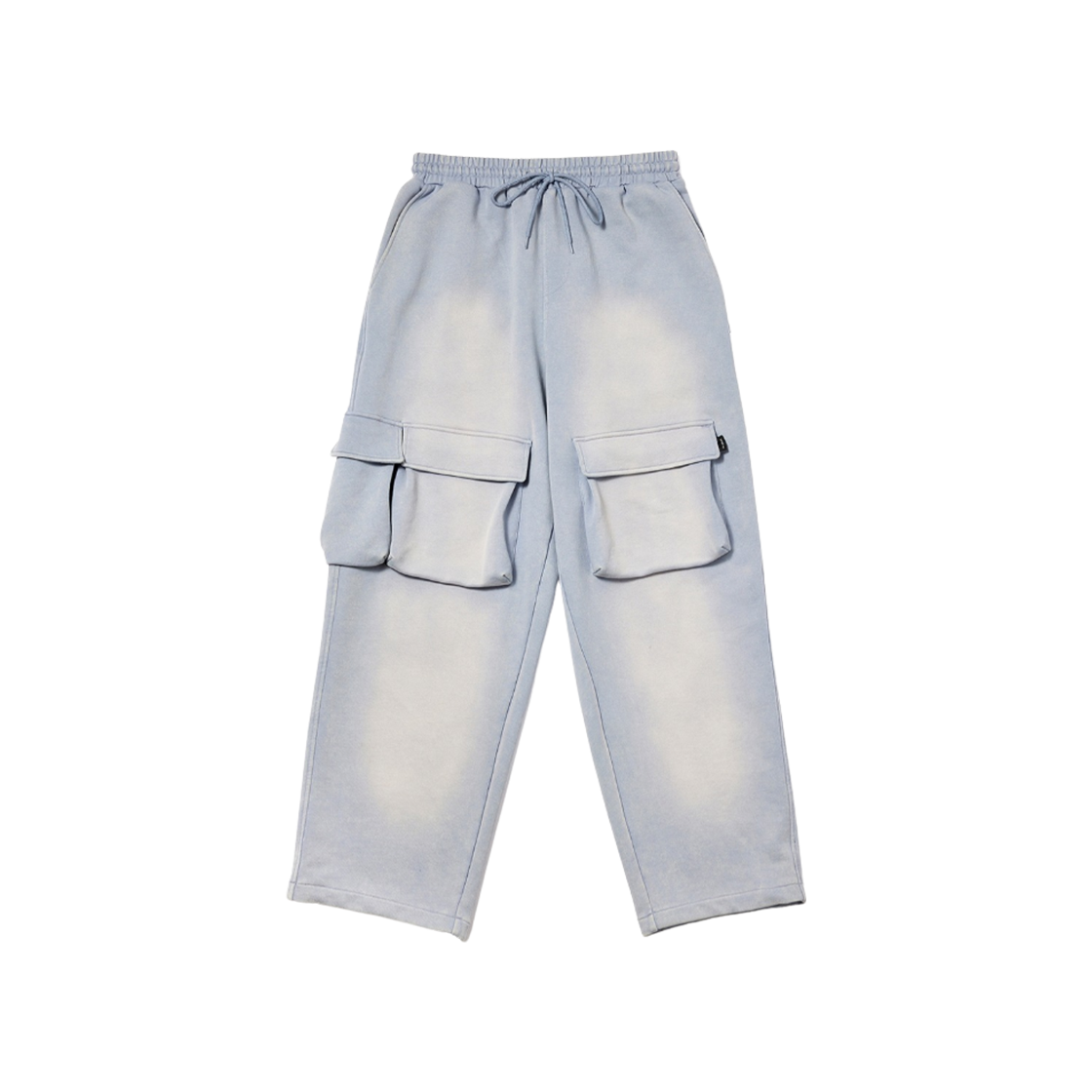 오픈 Yy 워시드 포켓 스웨트 배기 블루(Open Yy Washed Pocket Sweat Baggy Blue)