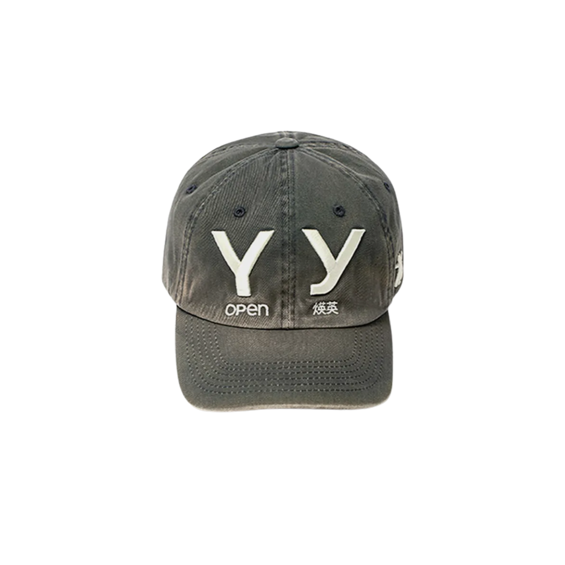 오픈 Yy 그라디언트 볼캡 차콜(Open Yy Gradient Ball Cap Charcoal)