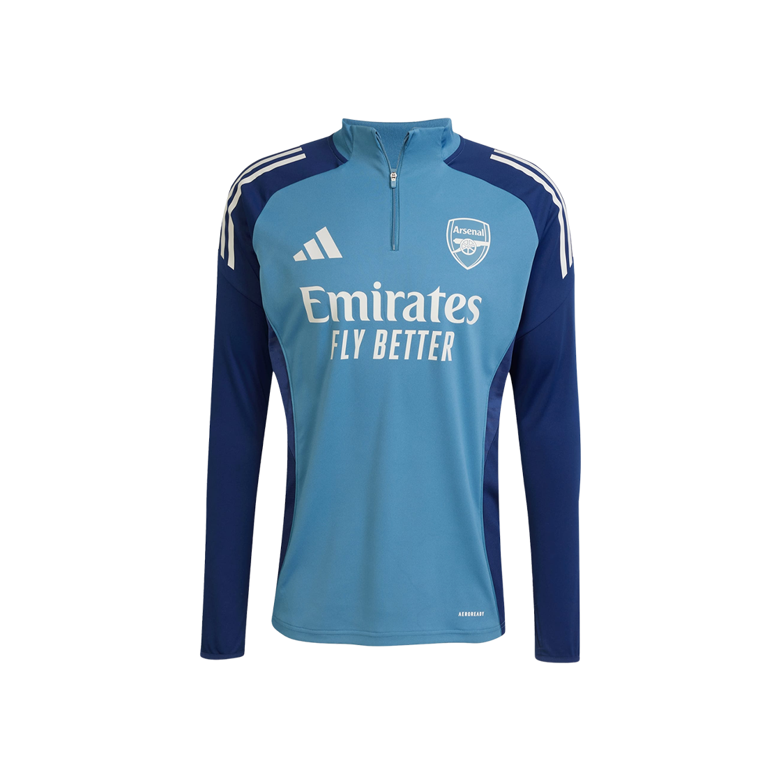 아디다스 아스널 티로 25 컴피티션 트레이닝 탑 블랑쉬 블루 - KR 사이즈 (논 마킹 버전)(Adidas Arsenal Tiro 25 Competition Training Top Blanch Blue - KR Sizing (Non Marking Ver.))