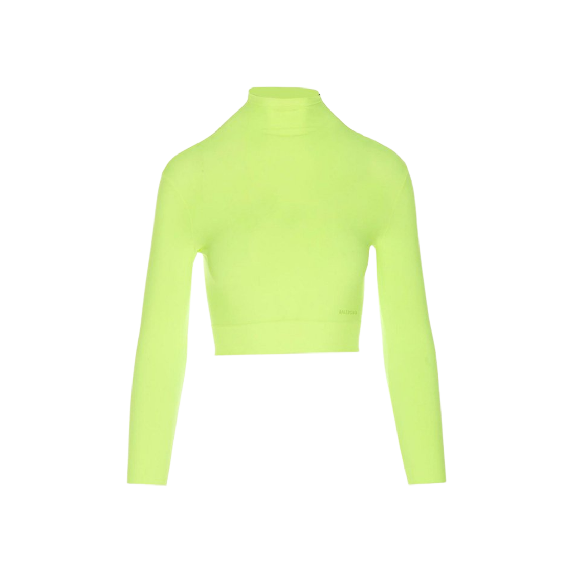 7891304E3B47200 (W) Balenciaga Long Sleeve Top Fluo Yellow