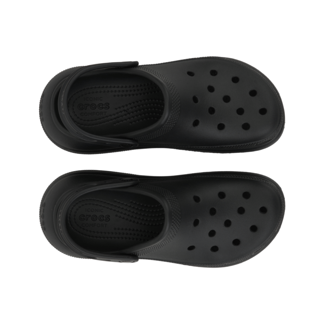 207521-001 Crocs Classic Crush Clog Black - #5