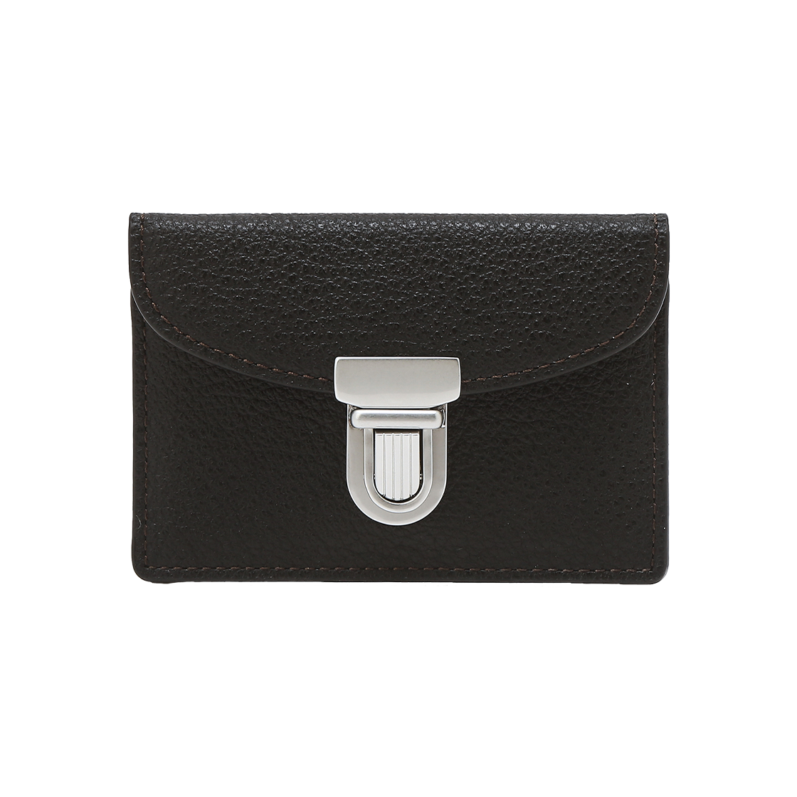 AAHO5FG04BK Athe garcon Flat Card Holder Black Noir