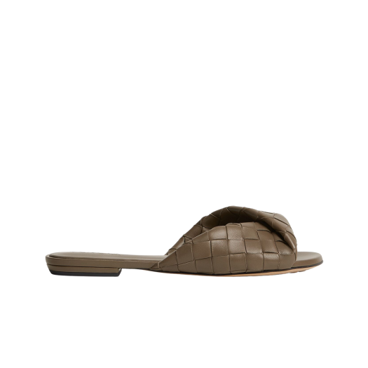 806918V2ED02354 (W) Bottega Veneta Blink Flat Mule Pinecone