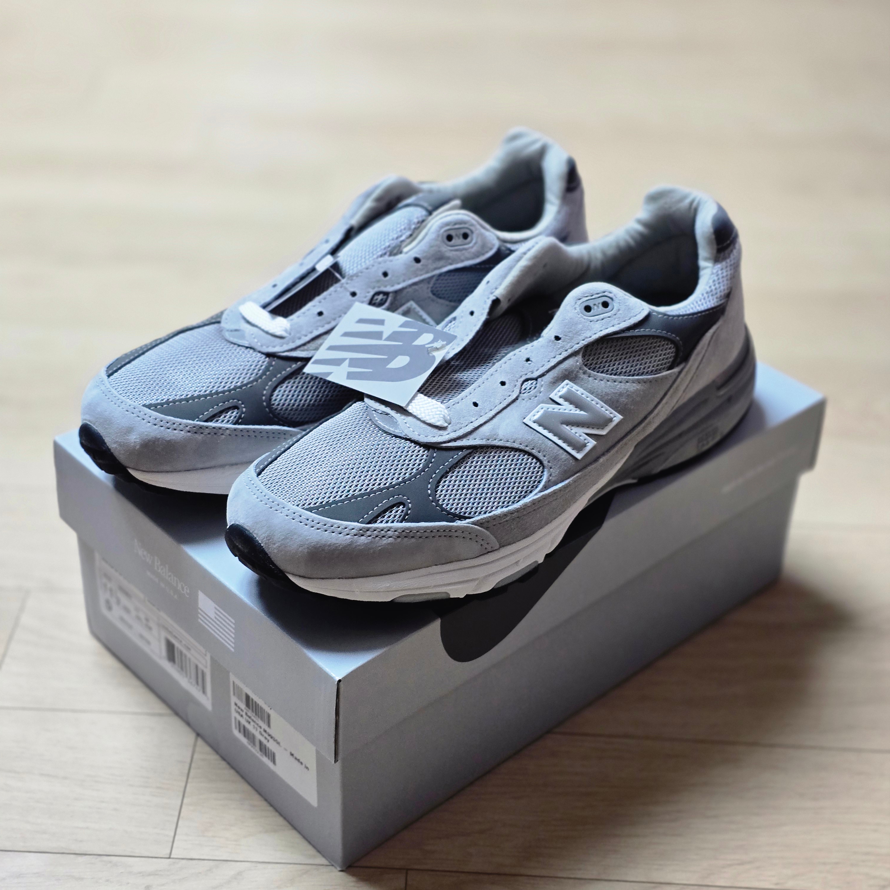 New Balance 993 Made in USA Grey - D Standard 착용 스타일