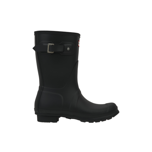 (W) Hunter Original Short Rain Boots Black