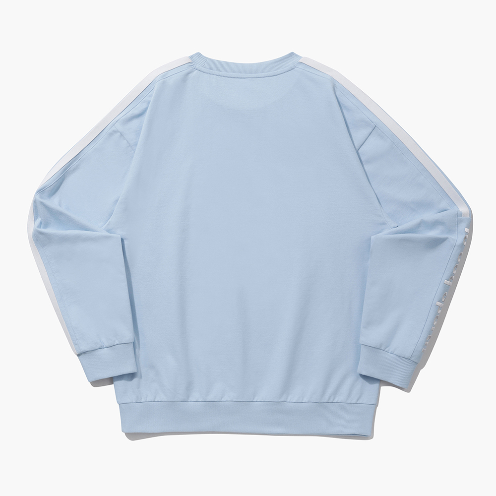 르꼬끄 스포르티브 (온라인전용) 유니 선데이 루즈핏 맨투맨 블루(QQ123JFS21)(le coq sportif (Online Exclusive) Sunday Sweatshirt Blue) - 4