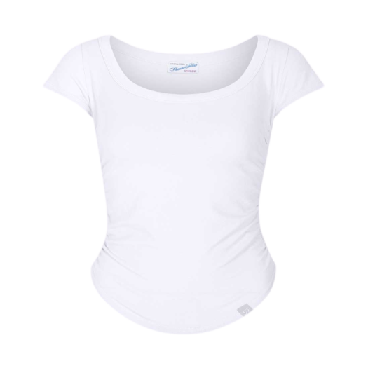 [Pleasenofollow]★New Momo Shirring Short Top★ PLEASENOFOLLOW | -Momo shirring short top New color (Orange