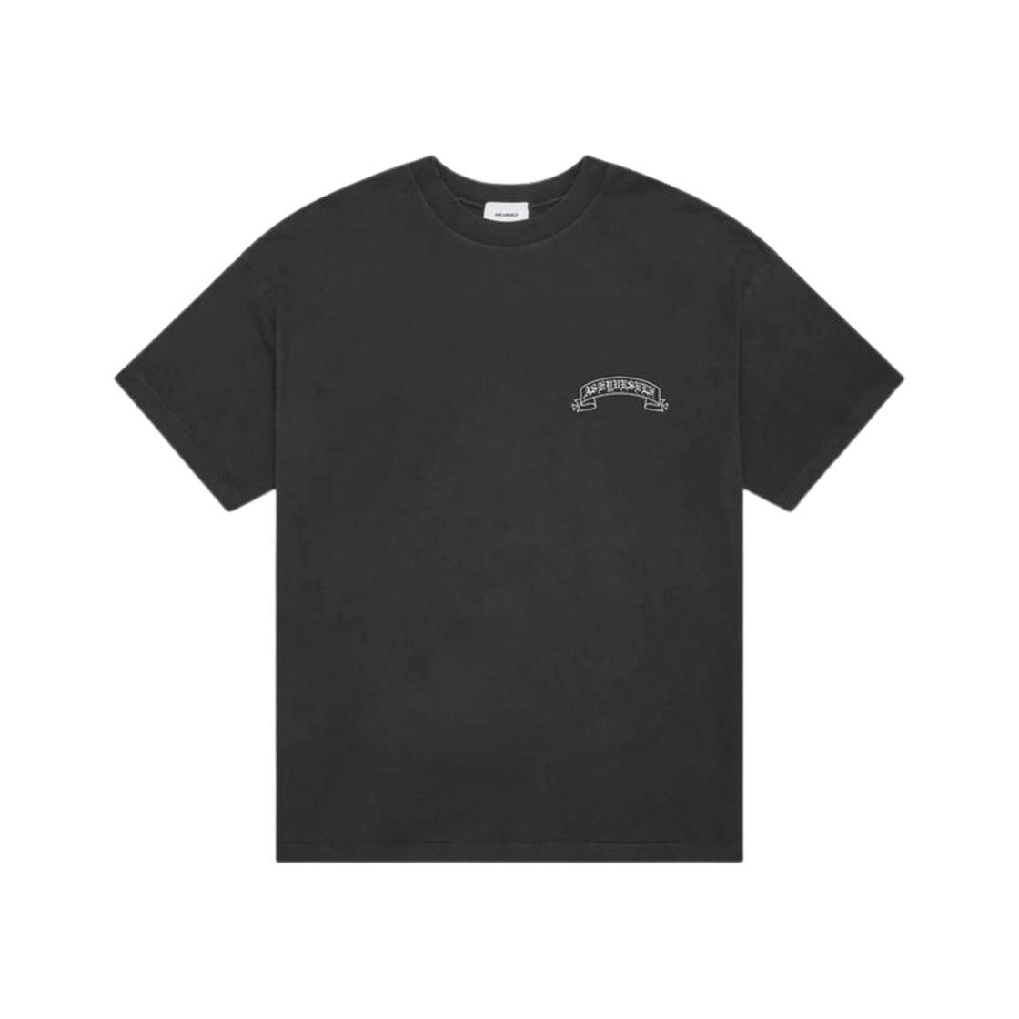 애스크유어셀프 올드 잉글리쉬 밴드 티셔츠 블랙(Askyurself Old English Banned T-Shirt Black)