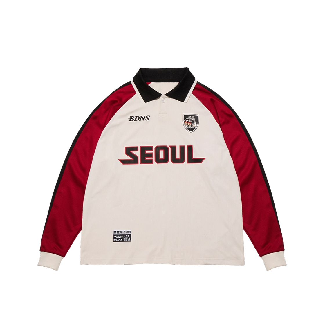 빠더너스 x LG 트윈스 서울 롱슬리브 져지 레드 (논마킹 버전)(BDNS x LG TWINS Seoul L/S Jersey Red (Non Marking Ver.))
