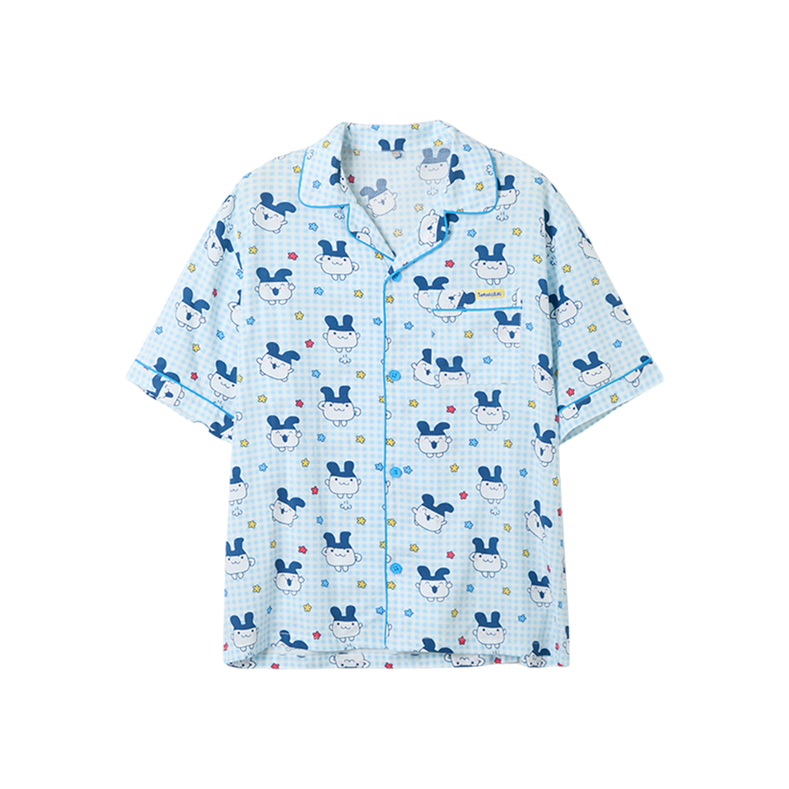★SPAO★ GANADI HALF SLEEVE PAJAMA LIGHT BLUE SPPPF38U02 SPAO x Ganadi - Short Sleeve Pajamas Set (LIGHT BLUE) – Harumio
