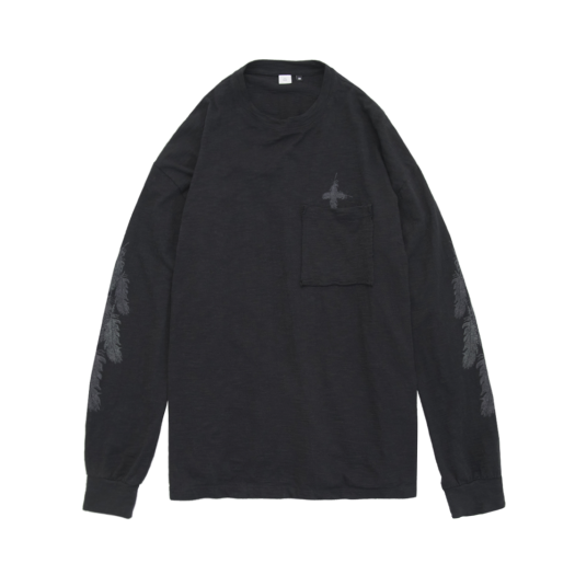 PG5OTL3101B0 Polyteru 1011 Feather Long Sleeve Black