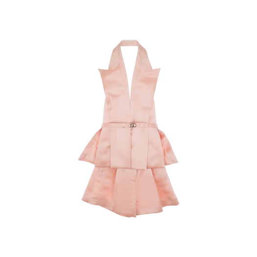 ITG5RNJ4BCI9 Fendi Silk Sleeveless Vest & Short Pants 36 SET Light Coral Pink