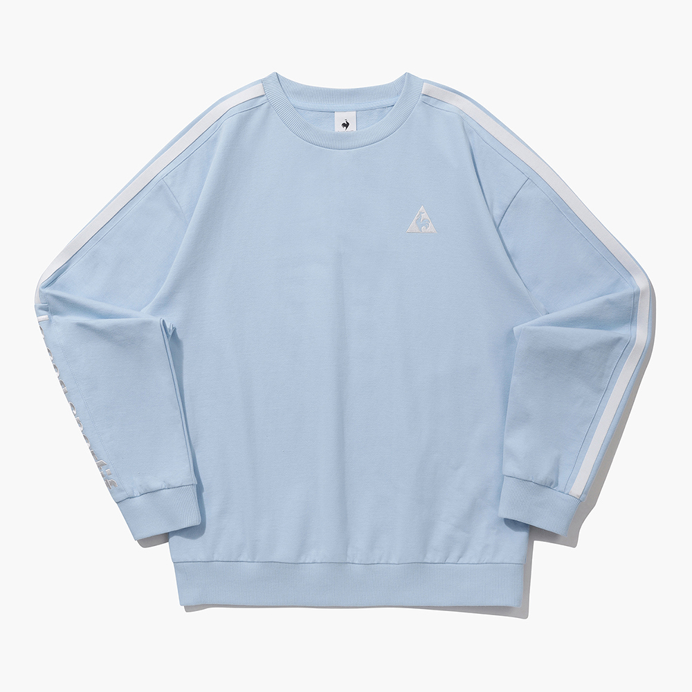 르꼬끄 스포르티브 (온라인전용) 유니 선데이 루즈핏 맨투맨 블루(QQ123JFS21)(le coq sportif (Online Exclusive) Sunday Sweatshirt Blue) - 2