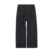 Polyteru 1011 Western Boro Pants Black Denim