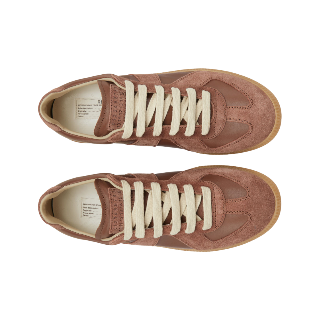 (W) 메종 마르지엘라 레플리카 스니커즈 브라운((W) Maison Margiela Replica Sneakers Brown) - 2
