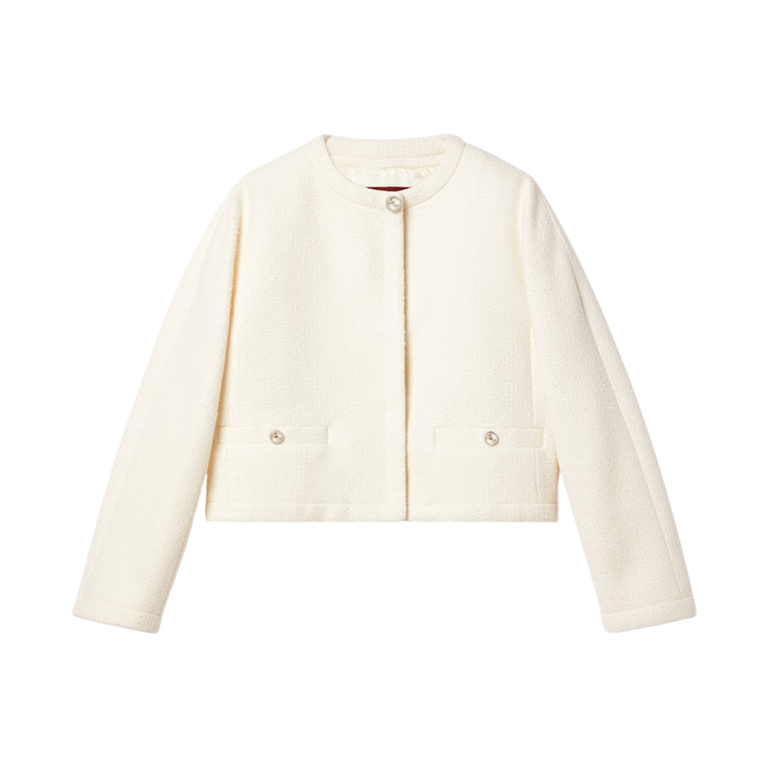 (W) 구찌 울 부클레 자켓 오프 화이트((W) Gucci Wool Boucle Jacket Off White)