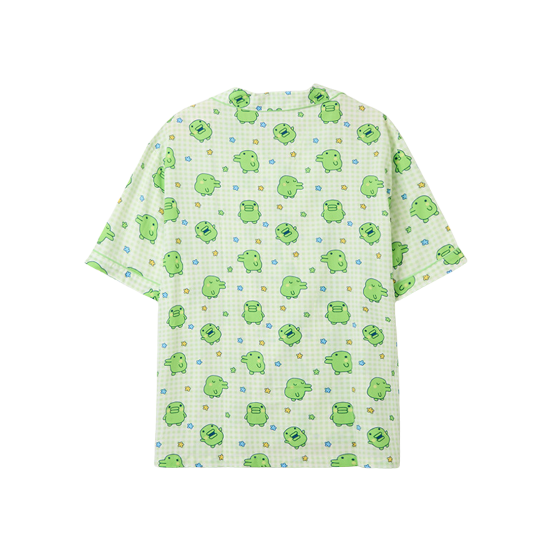 스파오 x 다마고치 숏슬리브 파자마 세트 그린(Spao x Tamagotchi Short Sleeve Pajama Set Green) - 2