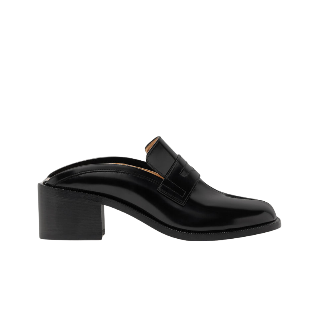 (W) 메종 마르지엘라 타비 시티 로퍼 뮬 우드((W) Maison Margiela Tabi City Loafer Mule Wood) - 1