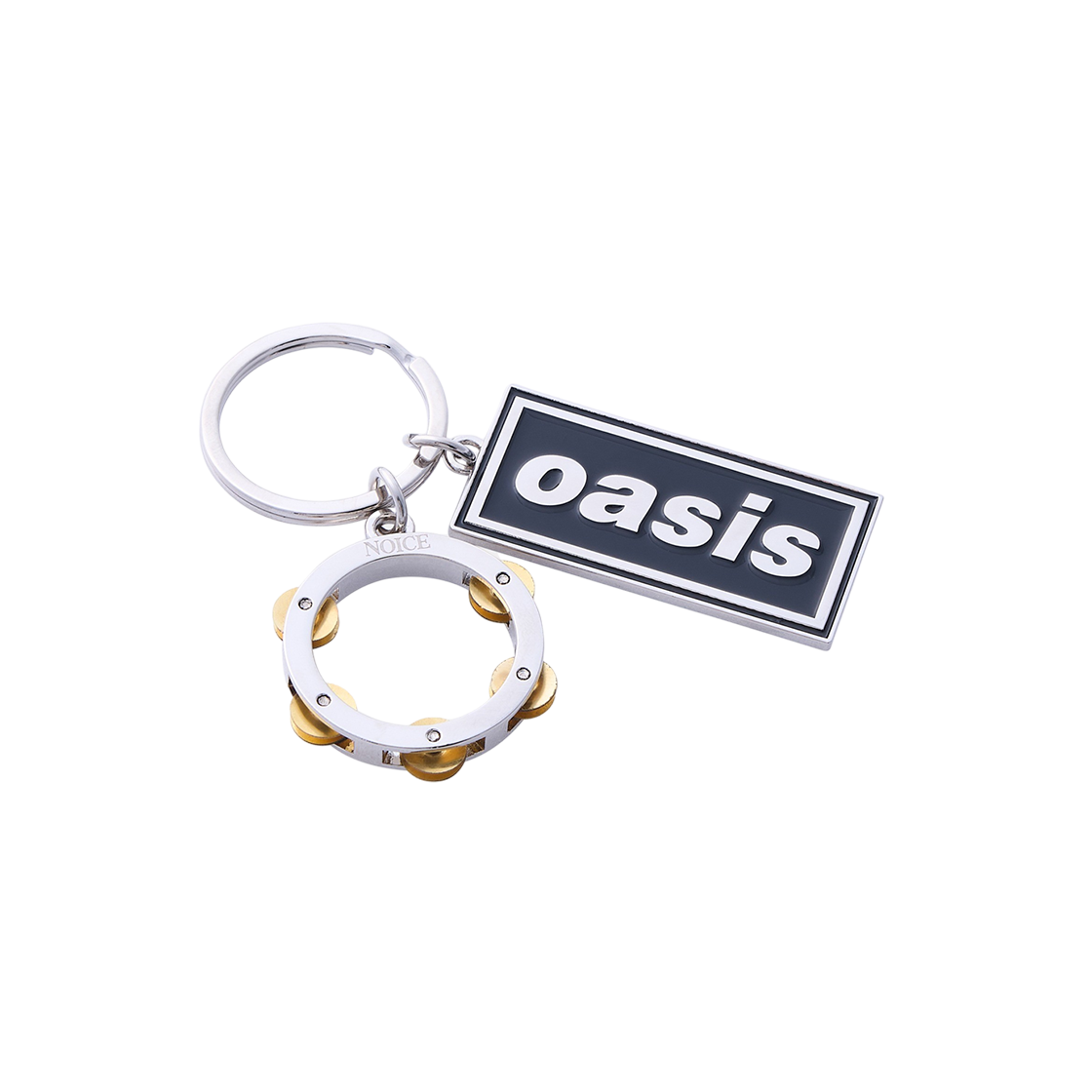 NUA5UAE91SV Noice x Oasis Tambourin Keyring Silver