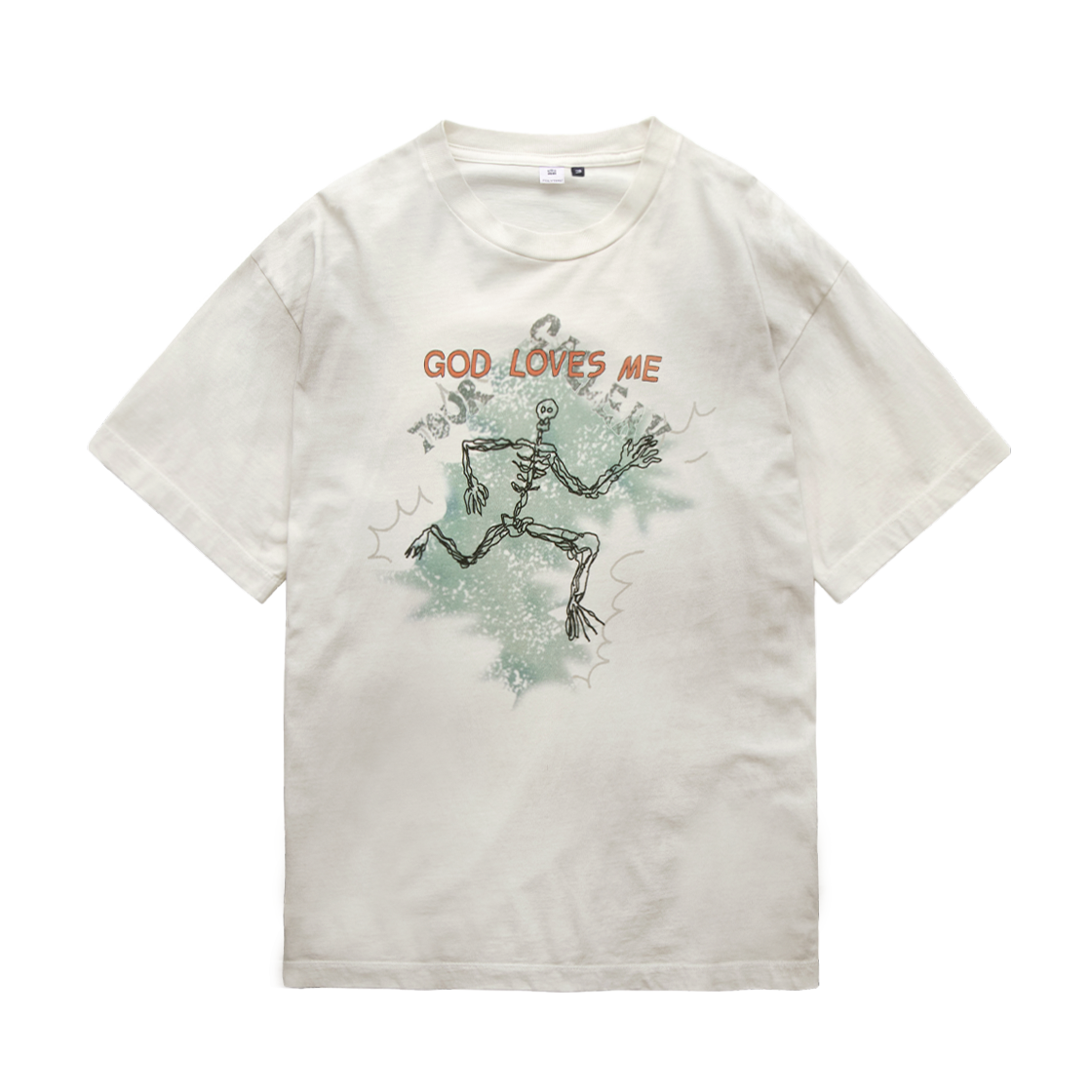 폴리테루 1011 라이트닝 1/2 티 라이트 더티 화이트(Polyteru 1011 Lightning 1/2 Tee Dirty White) - 1